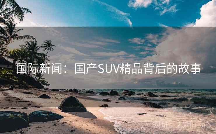 国际新闻:国产SUV精品背后的故事 第2张 国际新闻:国产SUV精品背后的故事 第2张
