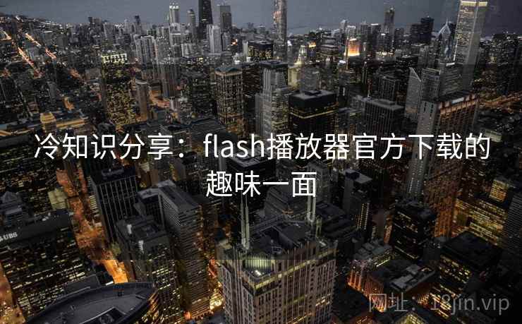 冷知识分享:flash播放器官方下载的趣味一面 第2张 冷知识分享:flash播放器官方下载的趣味一面 第2张